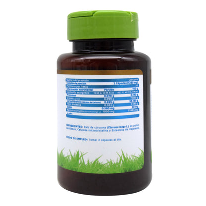 Cúrcuma 60 Cápsulas – Antiinflamatorio natural, articulaciones y digestión saludable