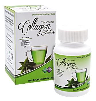 Colageno Collagen Te Verde-Limon 60 Tabletas (NATURAL JAHVS)