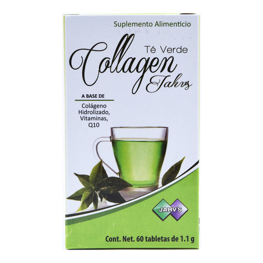 Colageno Collagen Te Verde-Limon 60 Tabletas (NATURAL JAHVS)