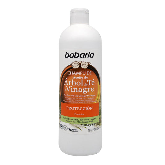Shampoo Arbol De Te Y Vinagre 700 Mililitros (BABARIA)