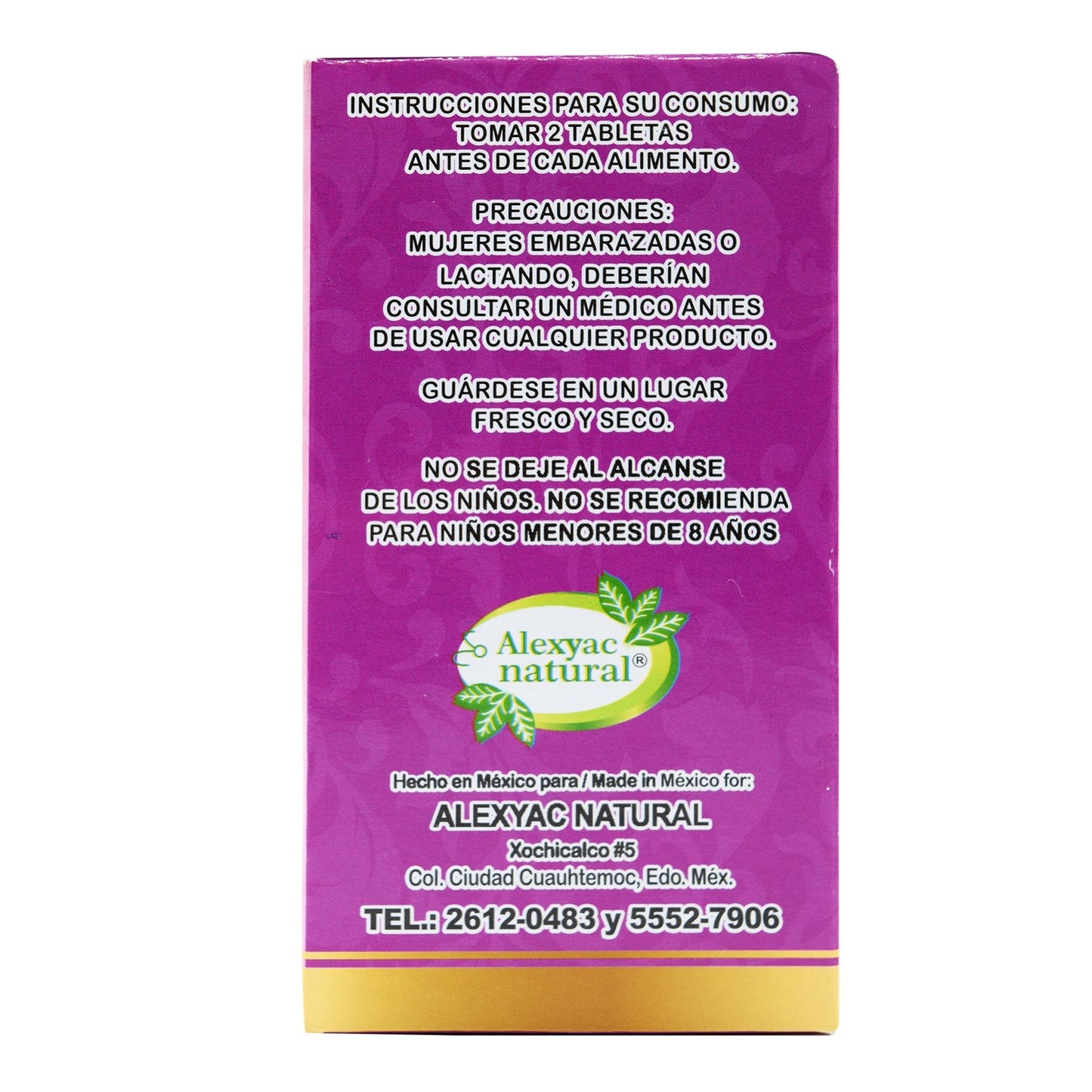 Colageno Con Biotina 90 Tabletas (ALEXYAC NATURAL)
