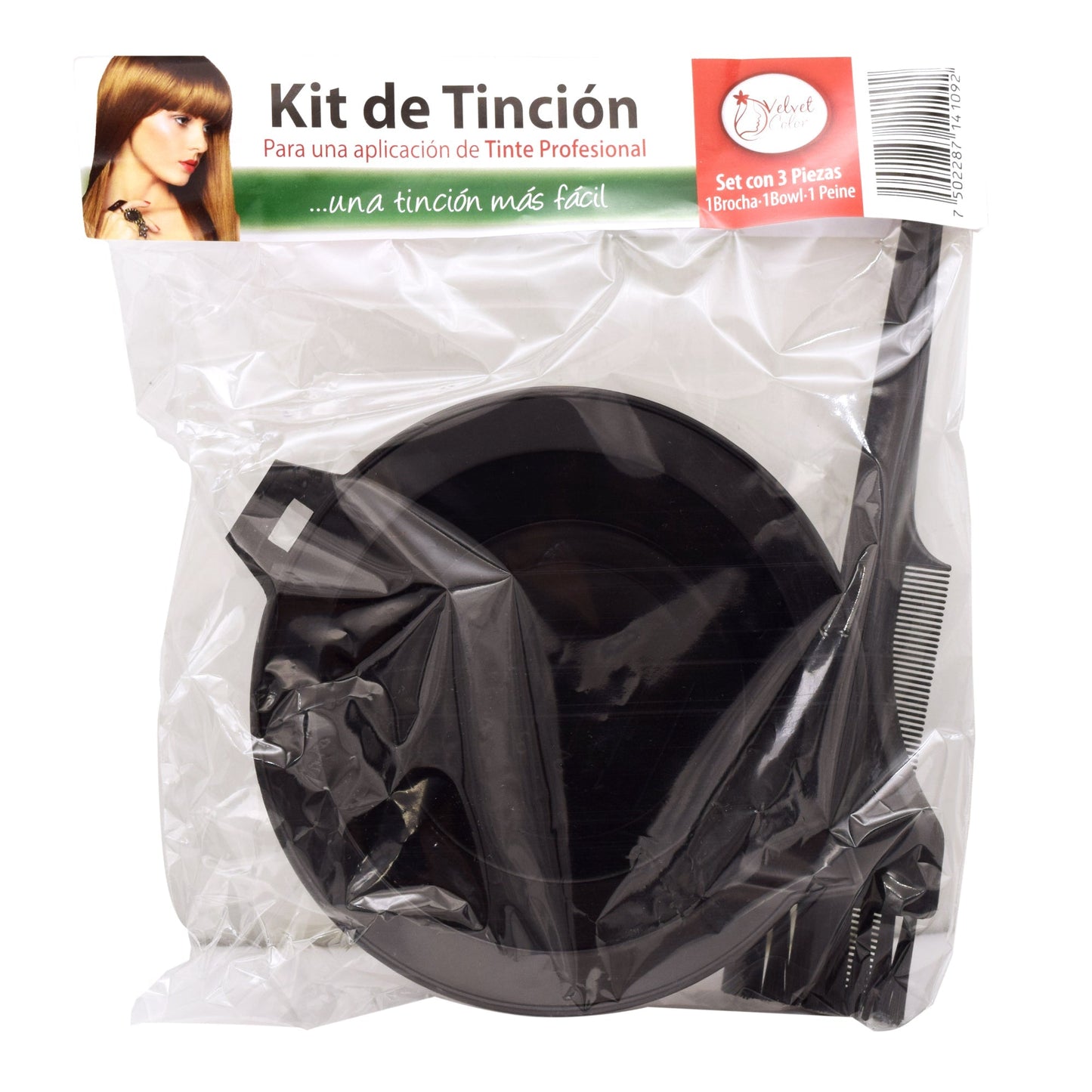 Kit Para Aplicacion De Tinte 3 Pz (VELVET)