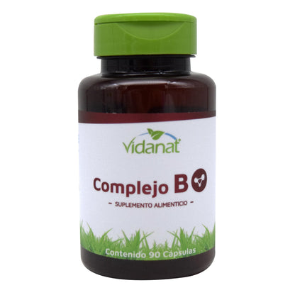 Complejo B 90 Cápsulas (VIDANAT/VITAMINAS)
