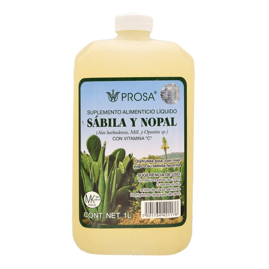 Bebida De Sabila Y Nopal 1 L (PROSA)
