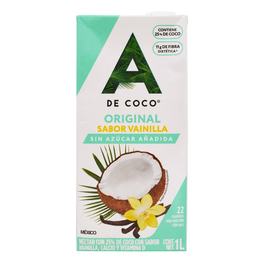 Bebida Coco Vainilla 1 L (A DE COCO)
