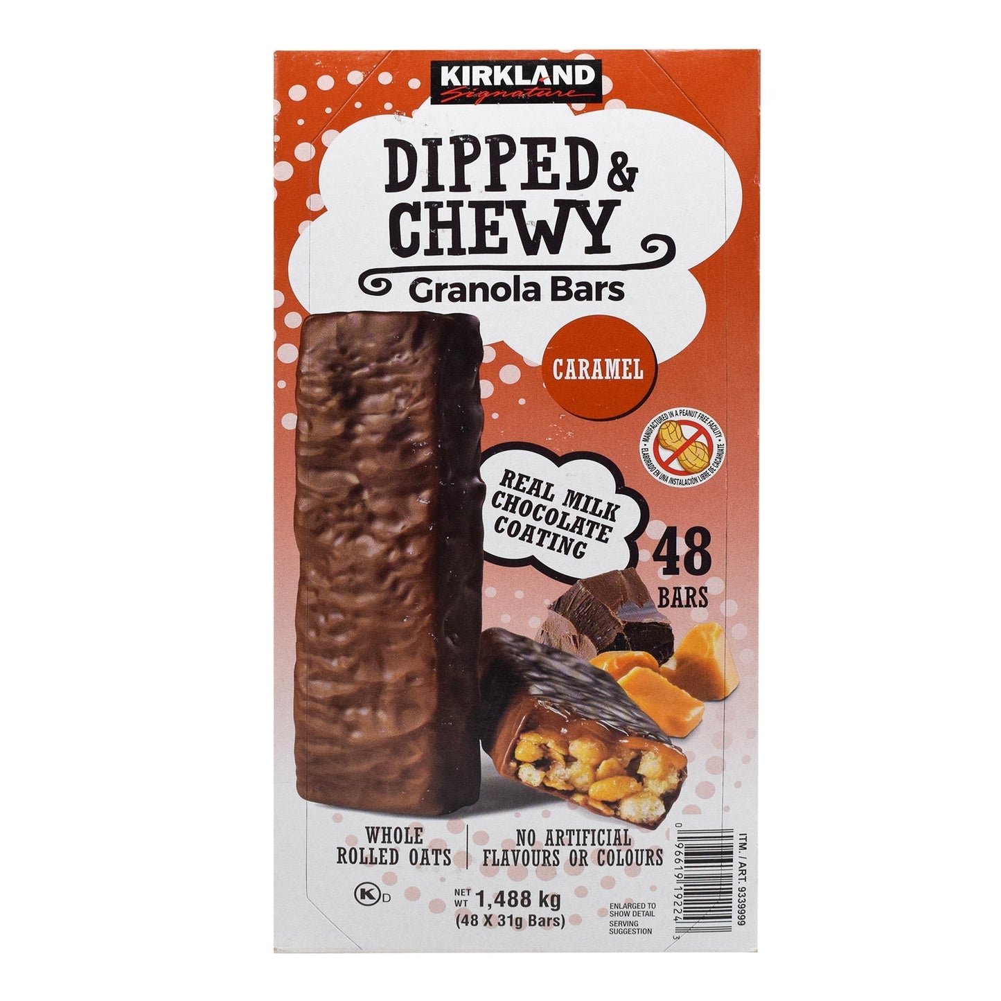 Barra De Granola Con Caramelo 31 G (Caja 48) (KIRKLAND)