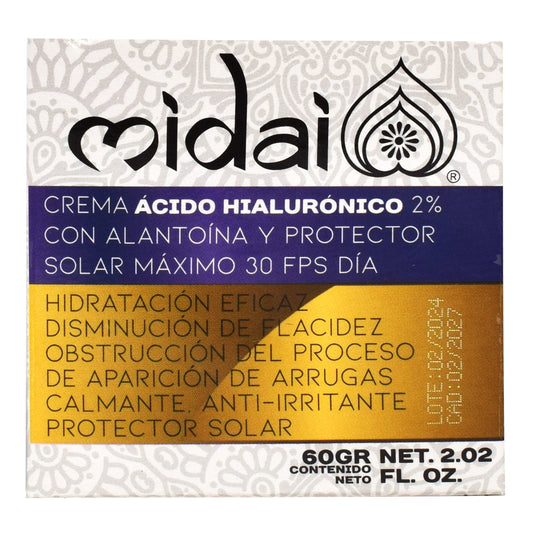 Crema Facial De Dia Acido Hialuronico 60 G (MIDAI)