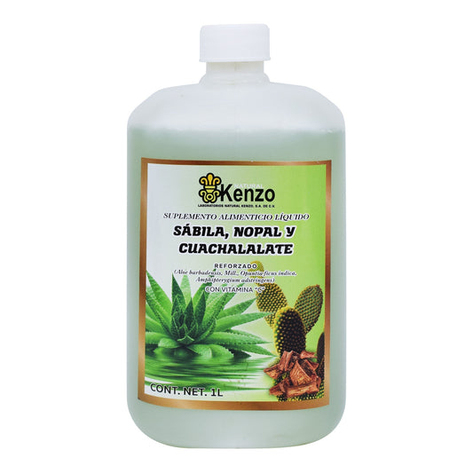 Bebida De Sabila Nopal Y Cuachalalate 1 L (KENZO)