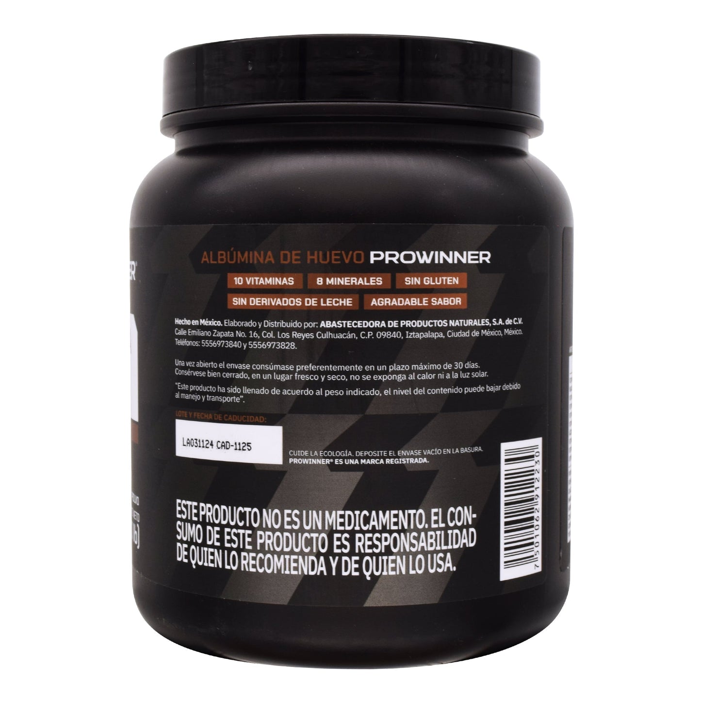 Albumina De Huevo Chocolate 500 G (PROWINNER)