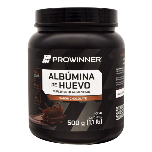Albumina De Huevo Chocolate 500 G (PROWINNER)