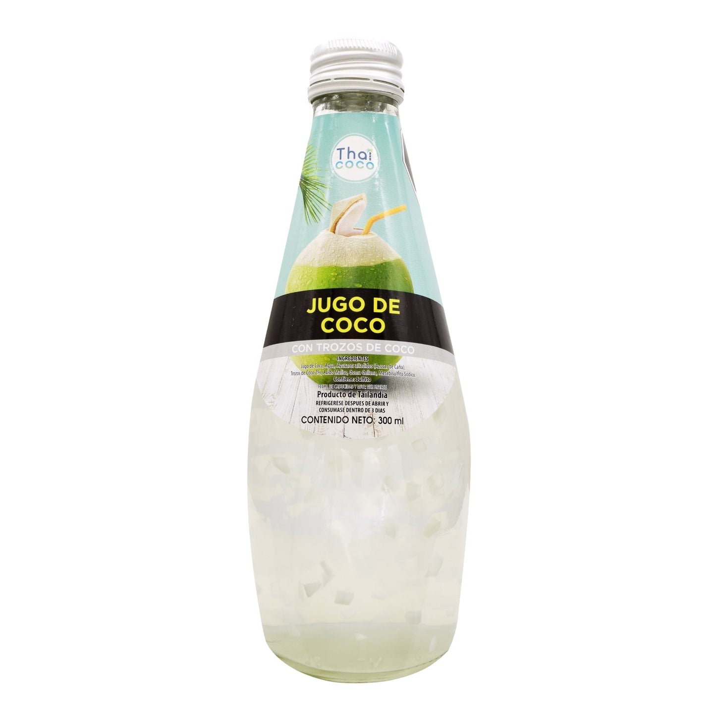Jugo De Coco Con Trozos De Coco 290 Mililitros (THAI COCO)