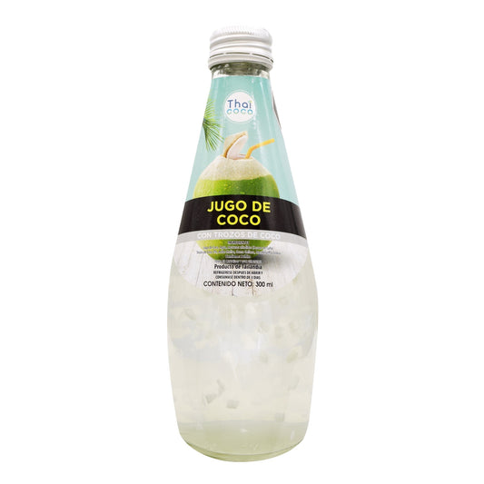 Jugo De Coco Con Trozos De Coco 290 Mililitros (THAI COCO)