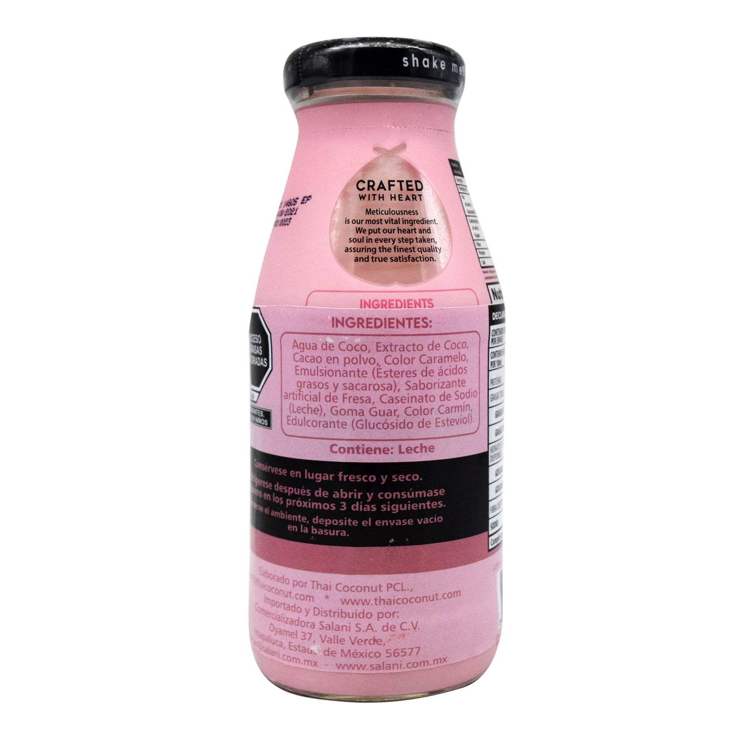 Bebida De Coco Sab Fresa 280 Mililitros (THAI COCO)