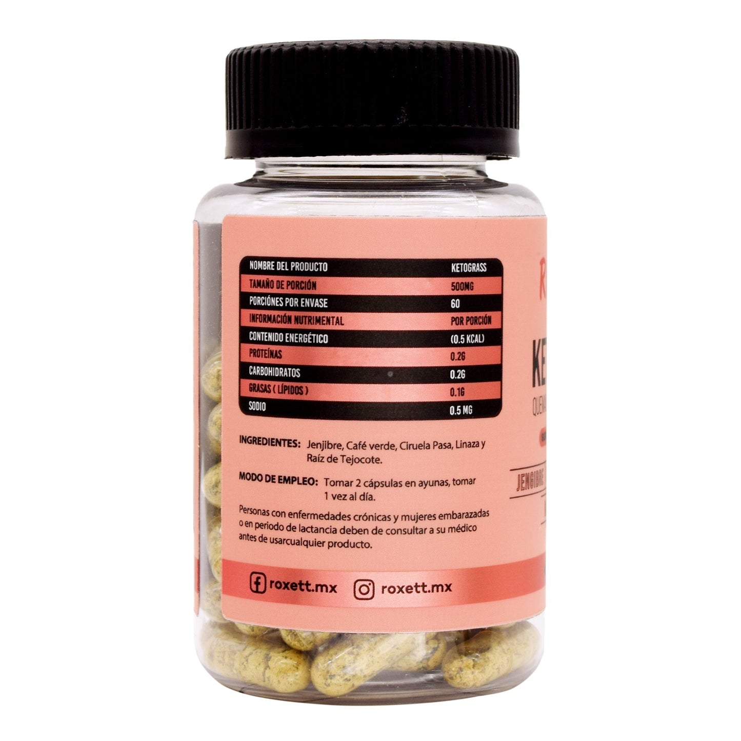 Ketograss 60 Cápsulas (ROXETT)