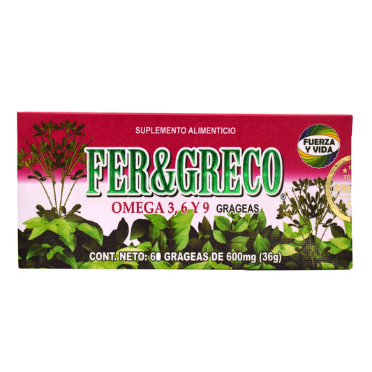 Omega 3 6 9 60 Grageas (FUERZA Y VIDA)