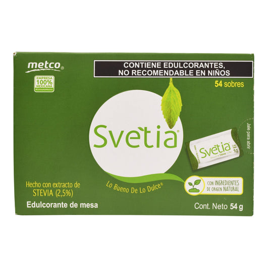 Endulzante Stevia  54 Sob (METCO)