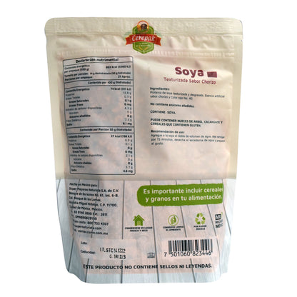 Soya Texturizada Sab Chorizo 300 G (CEREPAK)
