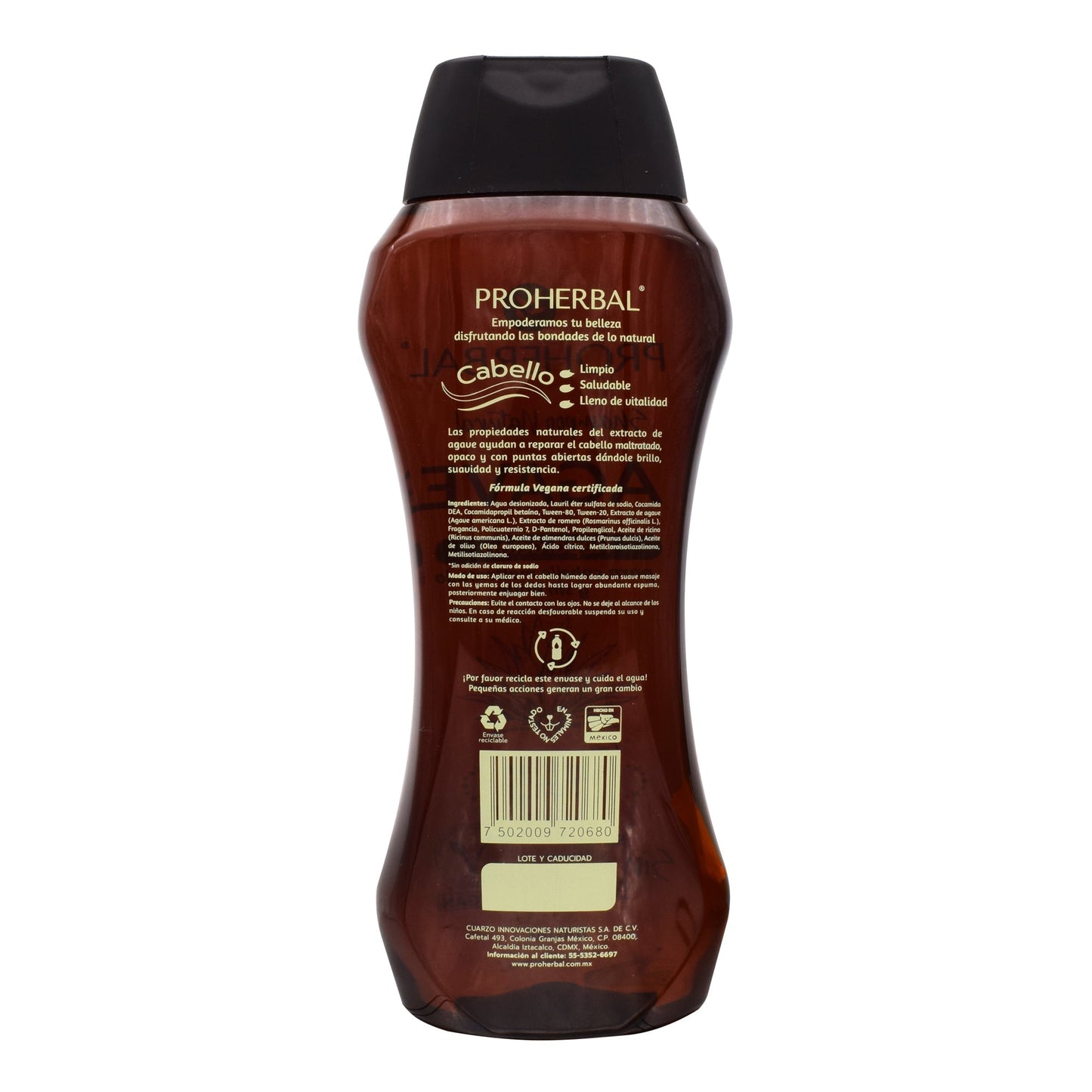 Shampoo Agave 700 Mililitros (PROHERBAL)