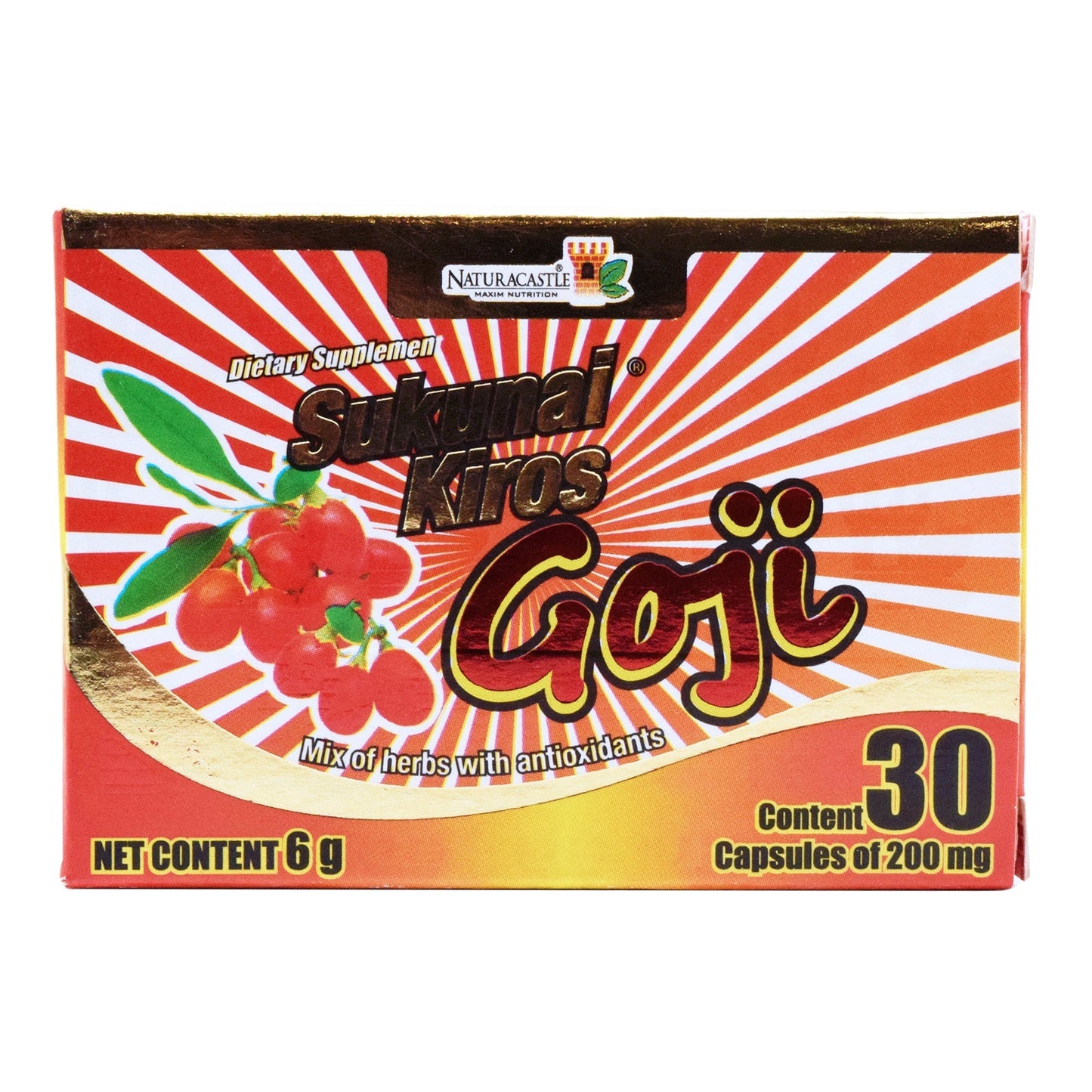 Goji 30 Cápsulas (NATURA CASTLE)