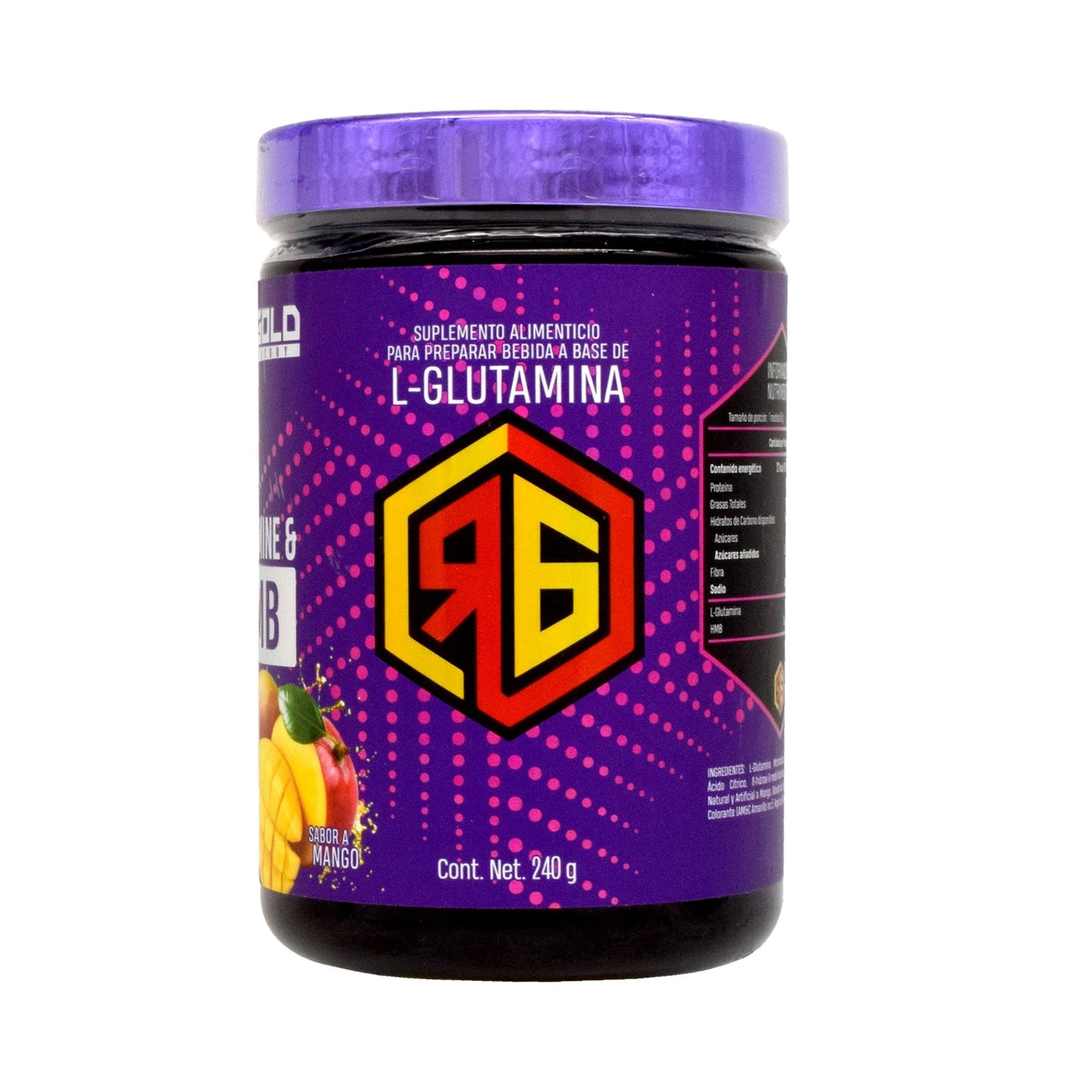 Glutamina Hmb Mango 240 G (RED GOLD)