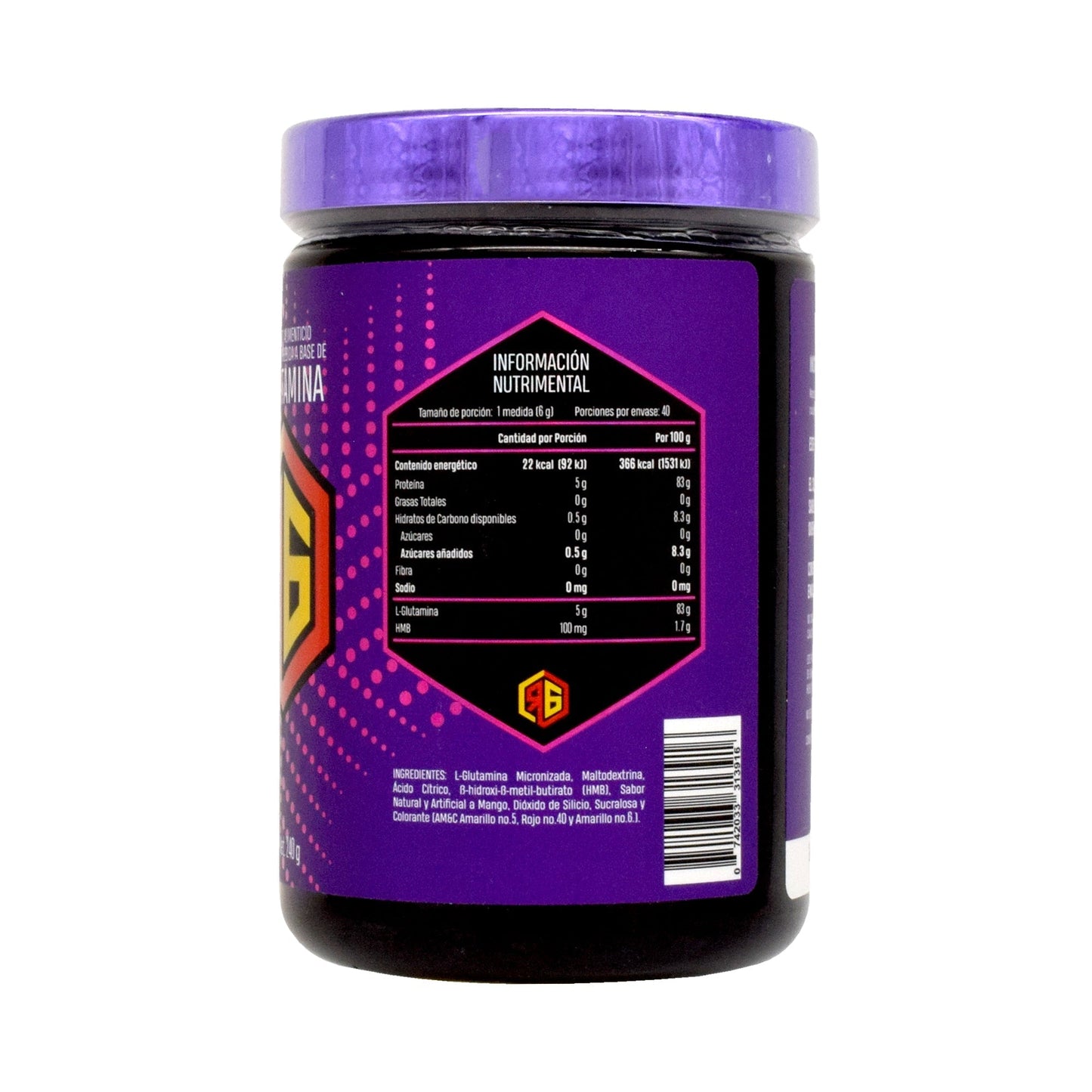 Glutamina Hmb Mango 240 G (RED GOLD)