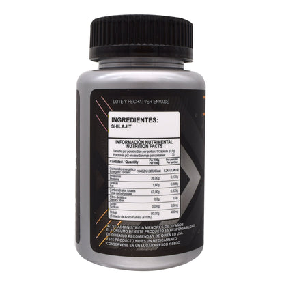 Shilajit 30 Cápsulas (BIOGEAR)