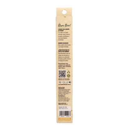Cepillo Dental Carbon Activado 1 Pz (BAM BOO! LIFESTYLE)