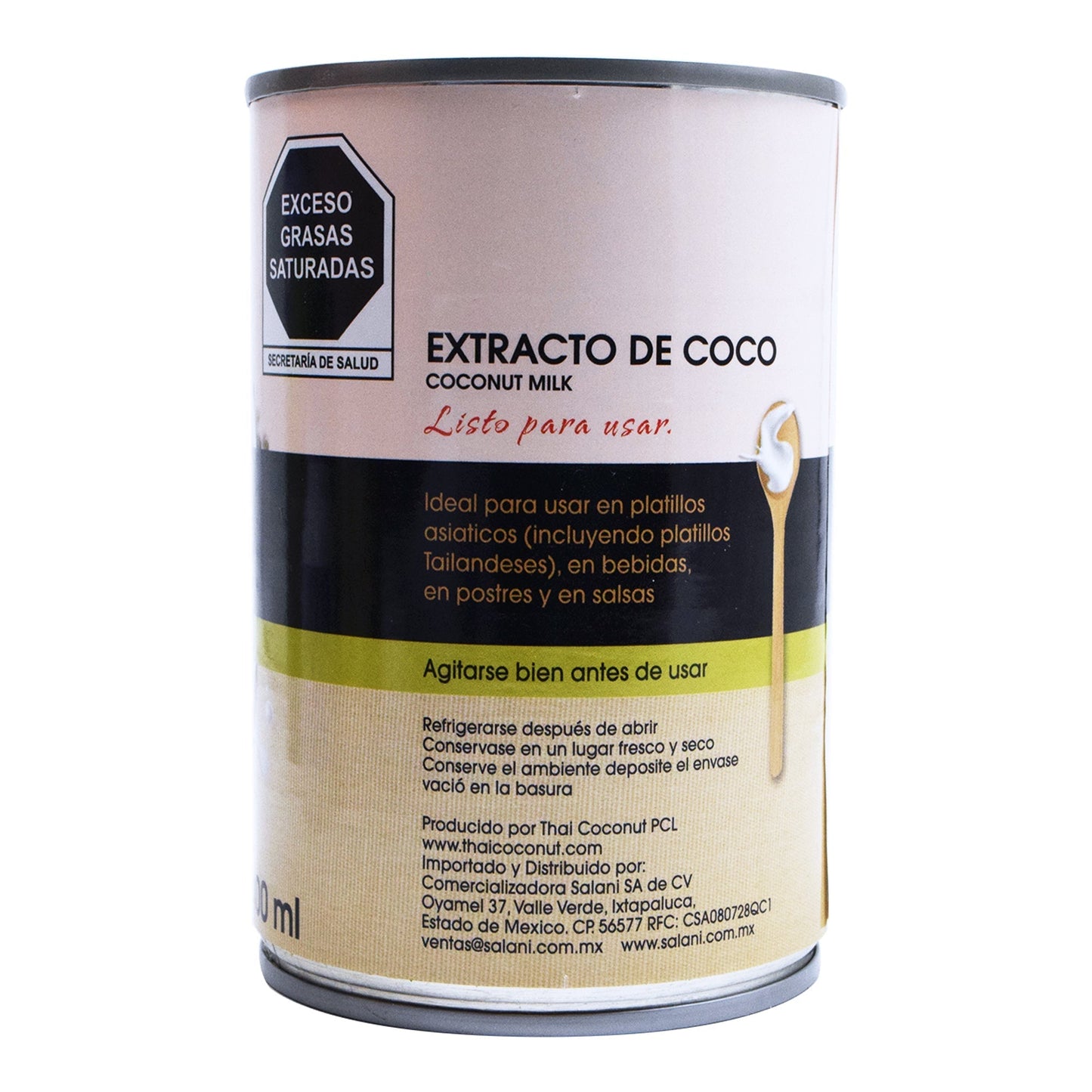 Extracto De Coco 400 Mililitros (THAI COCO)