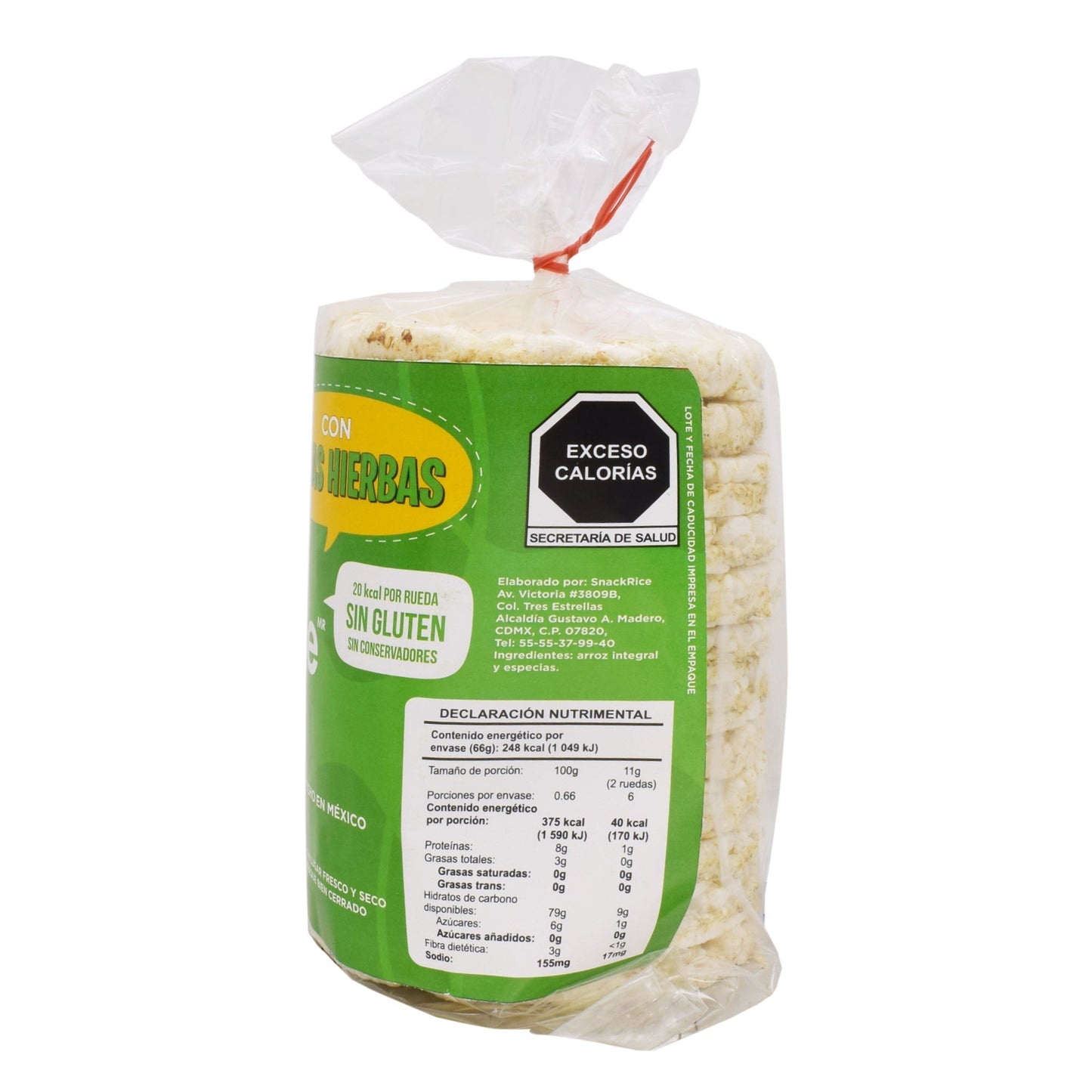 Galleta De Arroz Sab Finas Hierbas 66 G (TIKINRICE)
