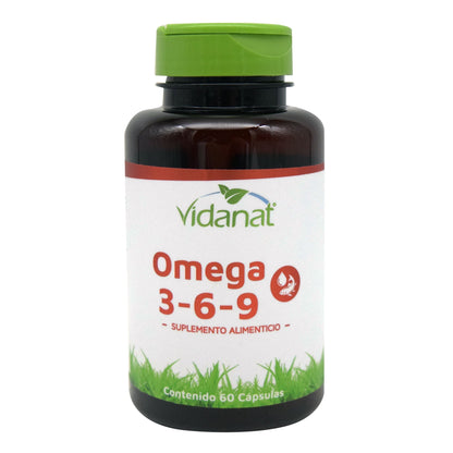 Omega 3, 6, 9 60 Cápsulas (VIDANAT/VITAMINAS)
