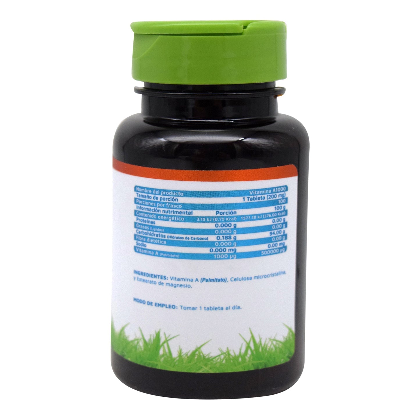 Vitamina A 1000Miligramos 100 Tabletas (VIDANAT/VITAMINAS)