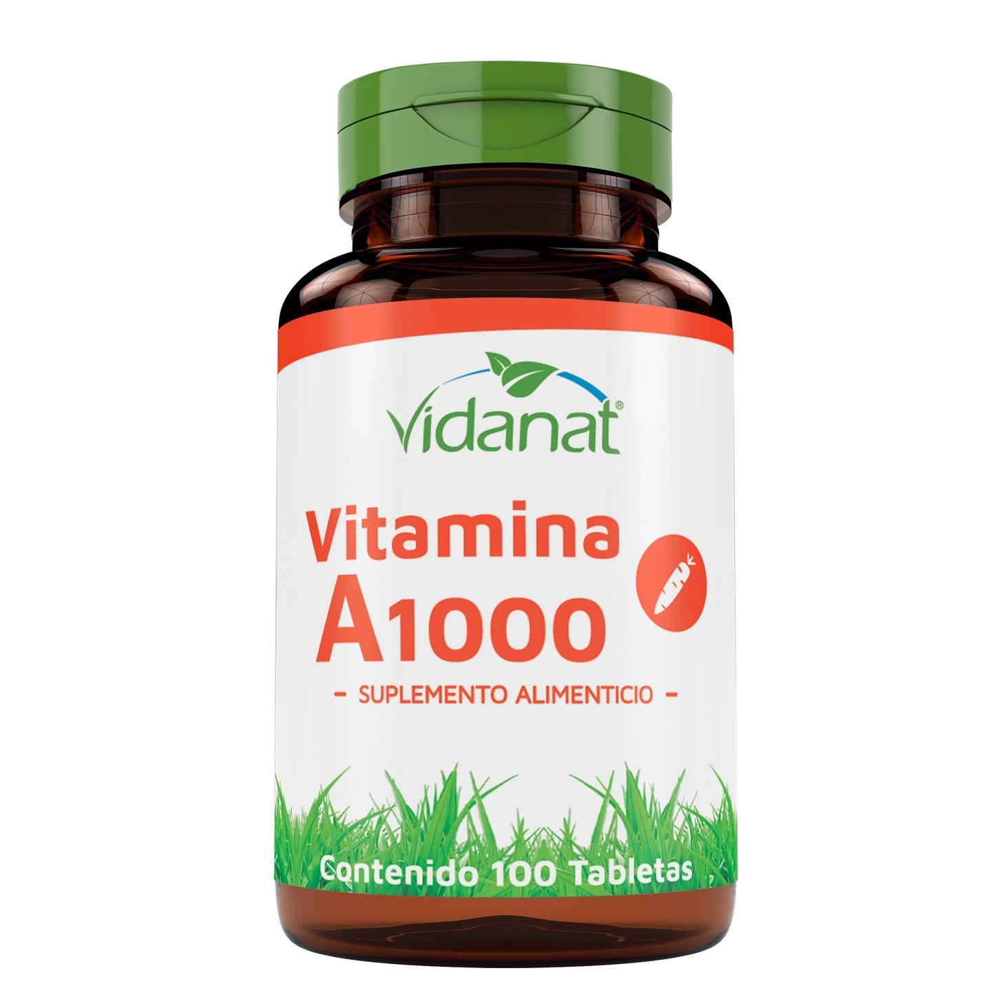 Vitamina A 1000Miligramos 100 Tabletas (VIDANAT/VITAMINAS)