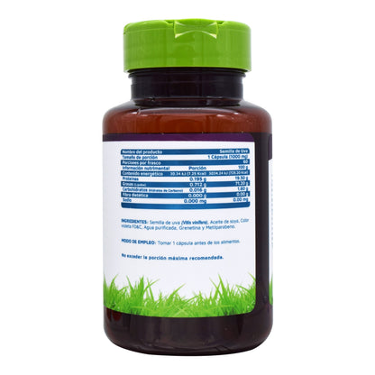 Semilla De Uva 60 Cápsulas (VIDANAT/VITAMINAS)