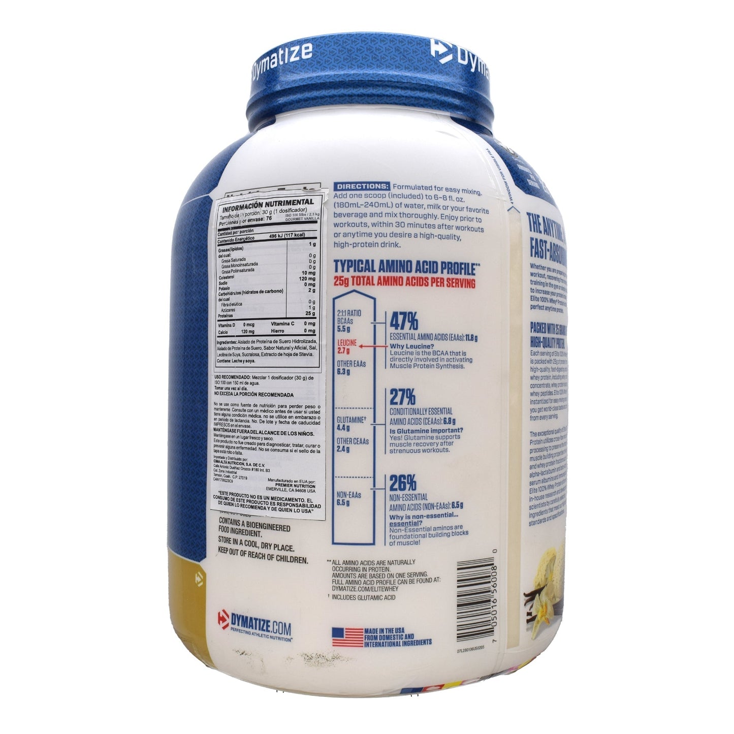 Dym Elite Whey Vainilla Gourmet 5 Lb (DYMATIZE)