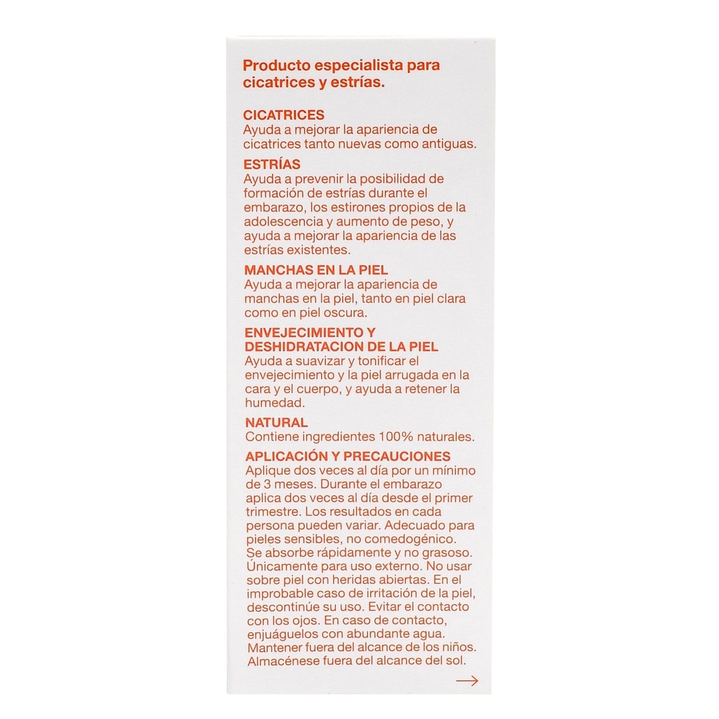Aceite Cuidado De La Piel Natural 60 Mililitros (BIO OIL)