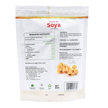 Bebida De Soya Natural 500 G (CEREPAK)