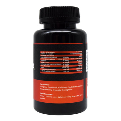L Arginina 100 Cápsulas (HIGH POWER)