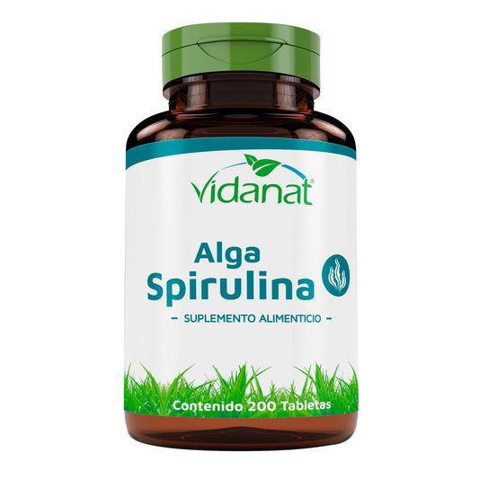 Spirulina 200 Tabletas – Energía natural, proteína vegetal y refuerzo inmunológico