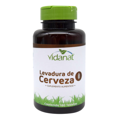 Levadura De Cerveza 180 Tabletas (VIDANAT/VITAMINAS)