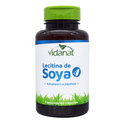 Lecitina De Soya 60 Cápsulas (VIDANAT/VITAMINAS)