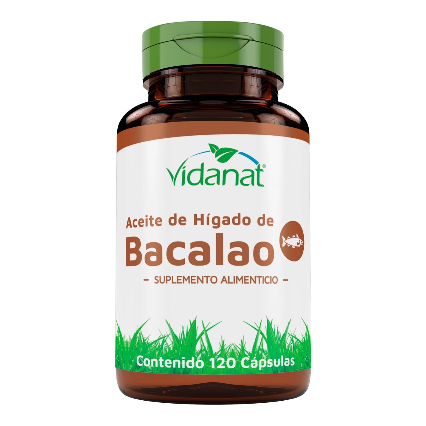 Aceite De Higado Bacalao 120 Cápsulas (VIDANAT/VITAMINAS)