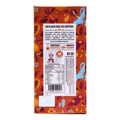 Chocolate Obscuro Con Almendras Sin Azucar 80 G (CACAO ES UN PLACER)