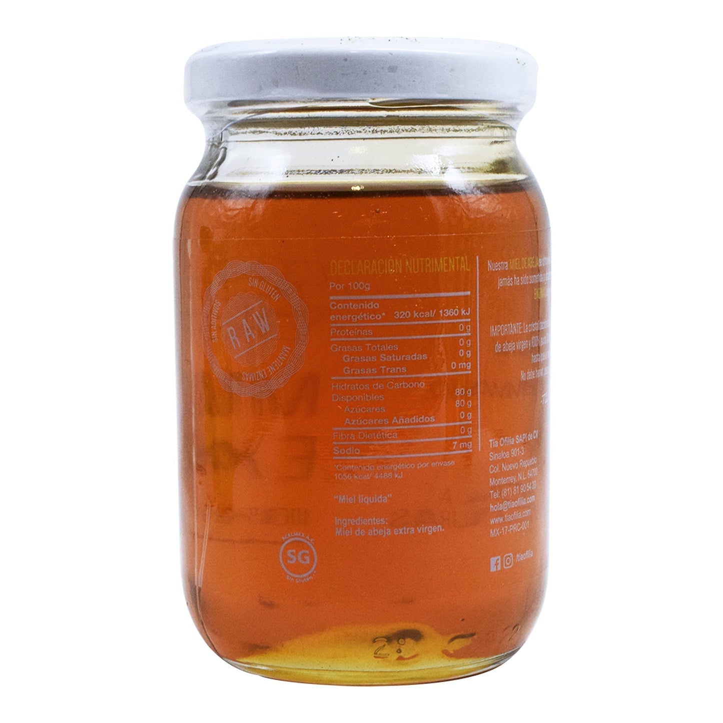 Miel De Abeja Extra Virgen 330 G (TIA OFILIA)