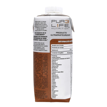 Bebida Con Proteina Sabor Chocolate  330 Mililitros (Caja 12) (PUR3 L1FE)