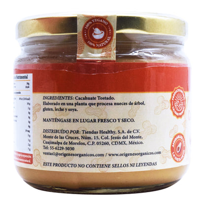 Crema De Cacahuate 320 G (ECOIDEA ORIGENES)