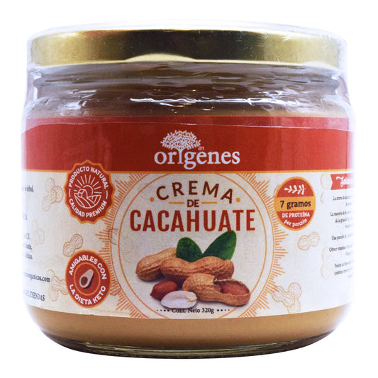 Crema De Cacahuate 320 G (ECOIDEA ORIGENES)