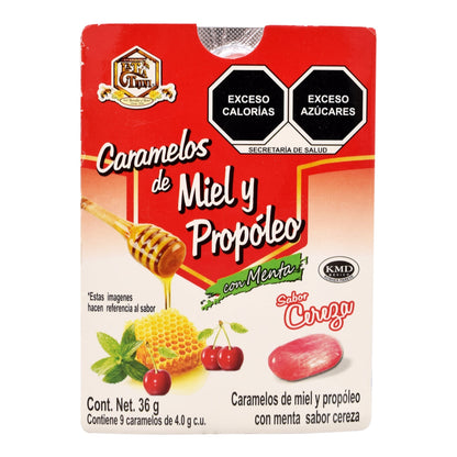 Caramelo De Propoleo Sabor Cereza 36 G (Paquete 12) (LA TIA TRINI)