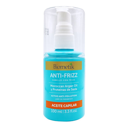 Aceite Capilar Anti Frizz 100 Mililitros (BIOMETIK)
