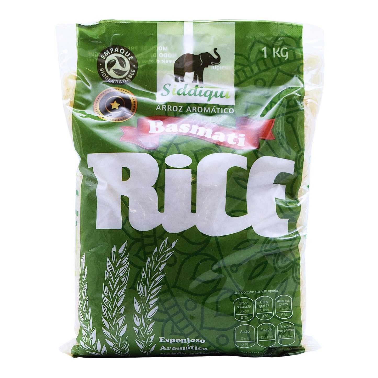 Arroz Basmati 1 Kg (SIDDIQUI)