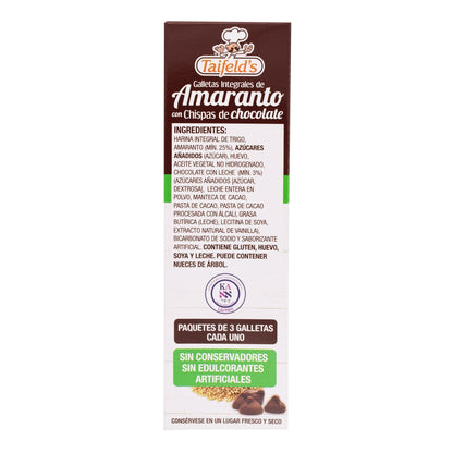 Galleta De Amaranto Chocolate 190 G (TAIFELDS)